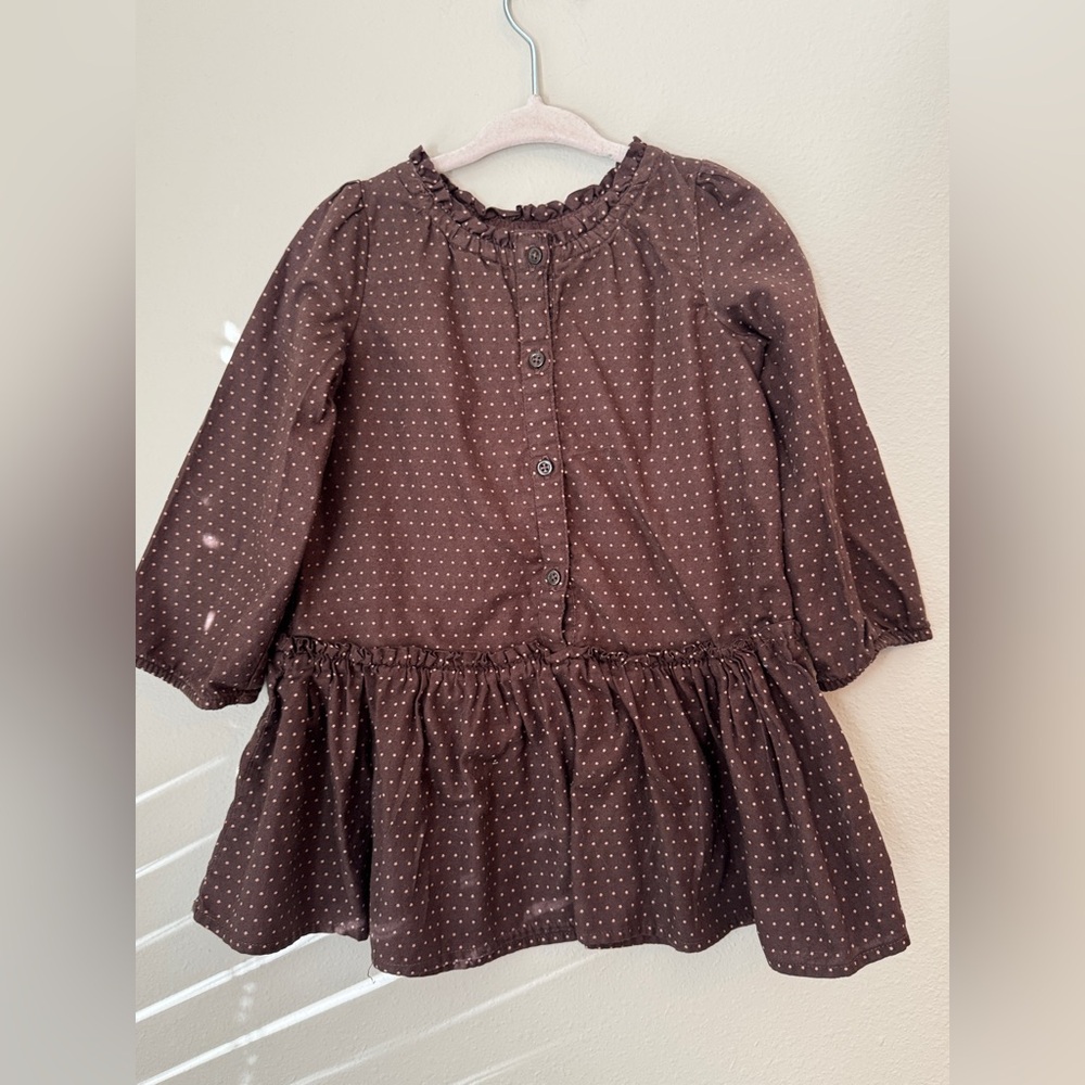 GAP Baby Brown Star Print Dress